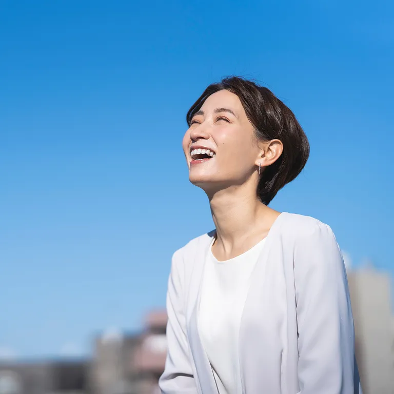 ポジティブな思考を持っている人